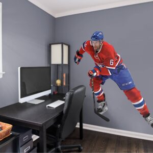 Shea Weber for Montreal Canadiens - Officially Licensed NHL Removable Wall Decal 68.0"W x 67.0"H by Fathead | Vinyl