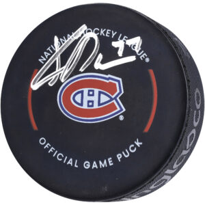 Kirby Dach Montreal Canadiens Autographed Official Game Puck