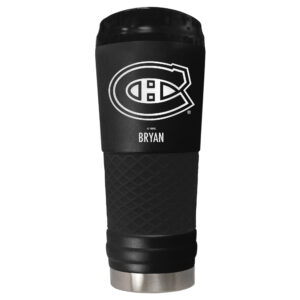 Black Montreal Canadiens 24oz. Personalized Stealth Draft Tumbler