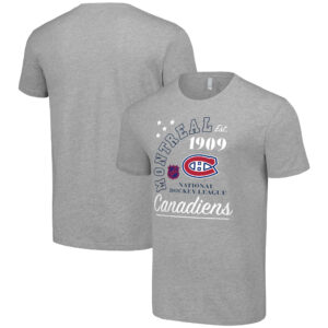 Men's Starter Heather Gray Montreal Canadiens Arch City Team Graphic T-Shirt