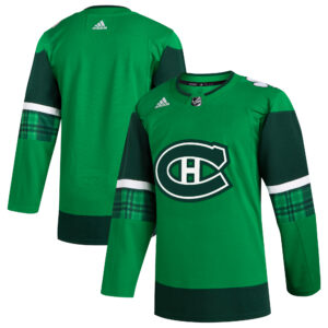 Men's adidas Kelly Green Montreal Canadiens 2023 St. Patrick's Day Primegreen Authentic Jersey