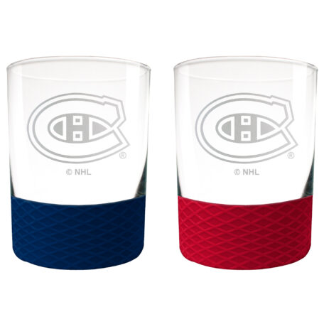 Montreal Canadiens 14oz. Commissioner Rocks Glass Two-Piece Set